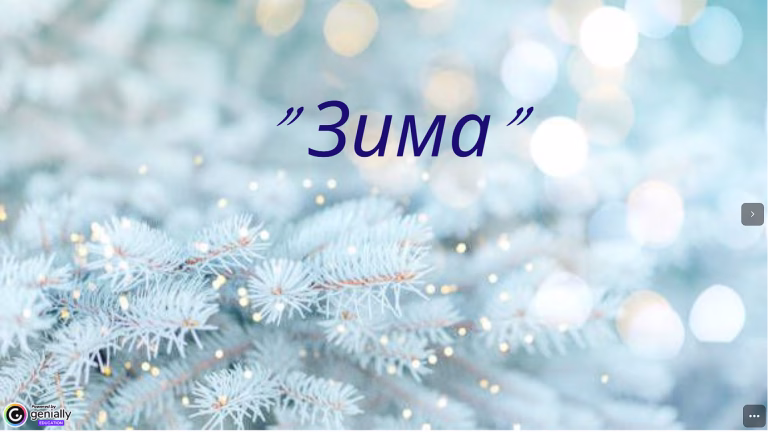 Зима игра